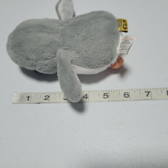 Wild Republic Penguin 6 inch Plush Baby Bird Gray Realistic Stuffed Animal Toy - Picture 7 of 7